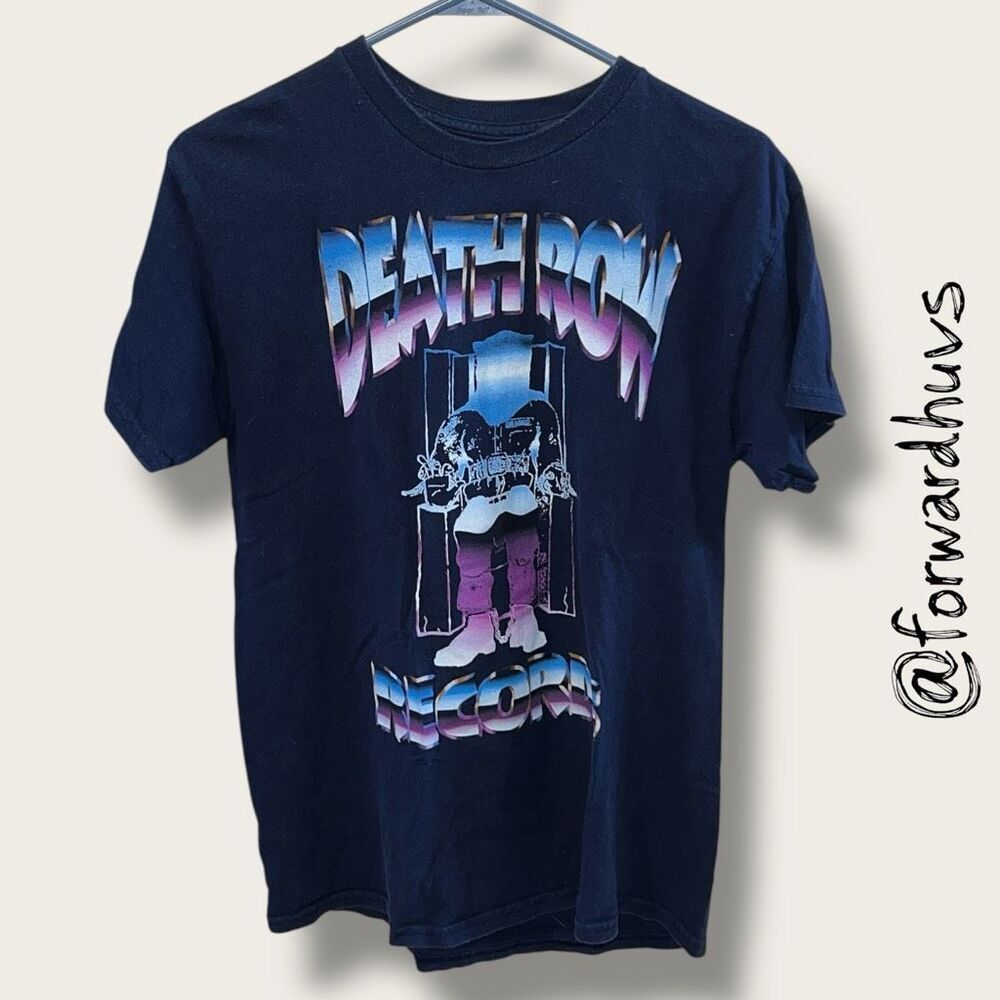 Death Row Records T-Shirt – Cosmetic Seam Flaw – Size M